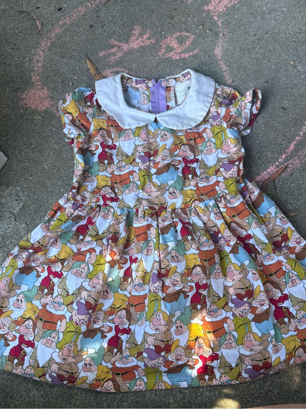 Snow White and the seven dwarfs vintage dress